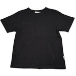 Paolo Pecora T-Shirt Girocollo Tinta Unita con Taschino per Bambino PP4370 NERO PAOLO PECORA 