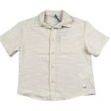 Paolo Pecora Camicia Mezza Manica Tinta Unita per Bambino PP4379 SABBIA PAOLO PECORA 