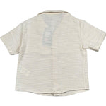 Paolo Pecora Camicia Mezza Manica Tinta Unita per Bambino PP4379 SABBIA PAOLO PECORA 
