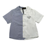 Patriot Camicia Mezza Manica Fantasia A Righe Bianco per Neonato 00814 BIANCO PATRIOT 