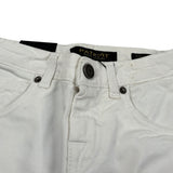 Patriot Jeans tinta unita con Strappi Bianco per Bambino PB1487 BIANCO PATRIOT 