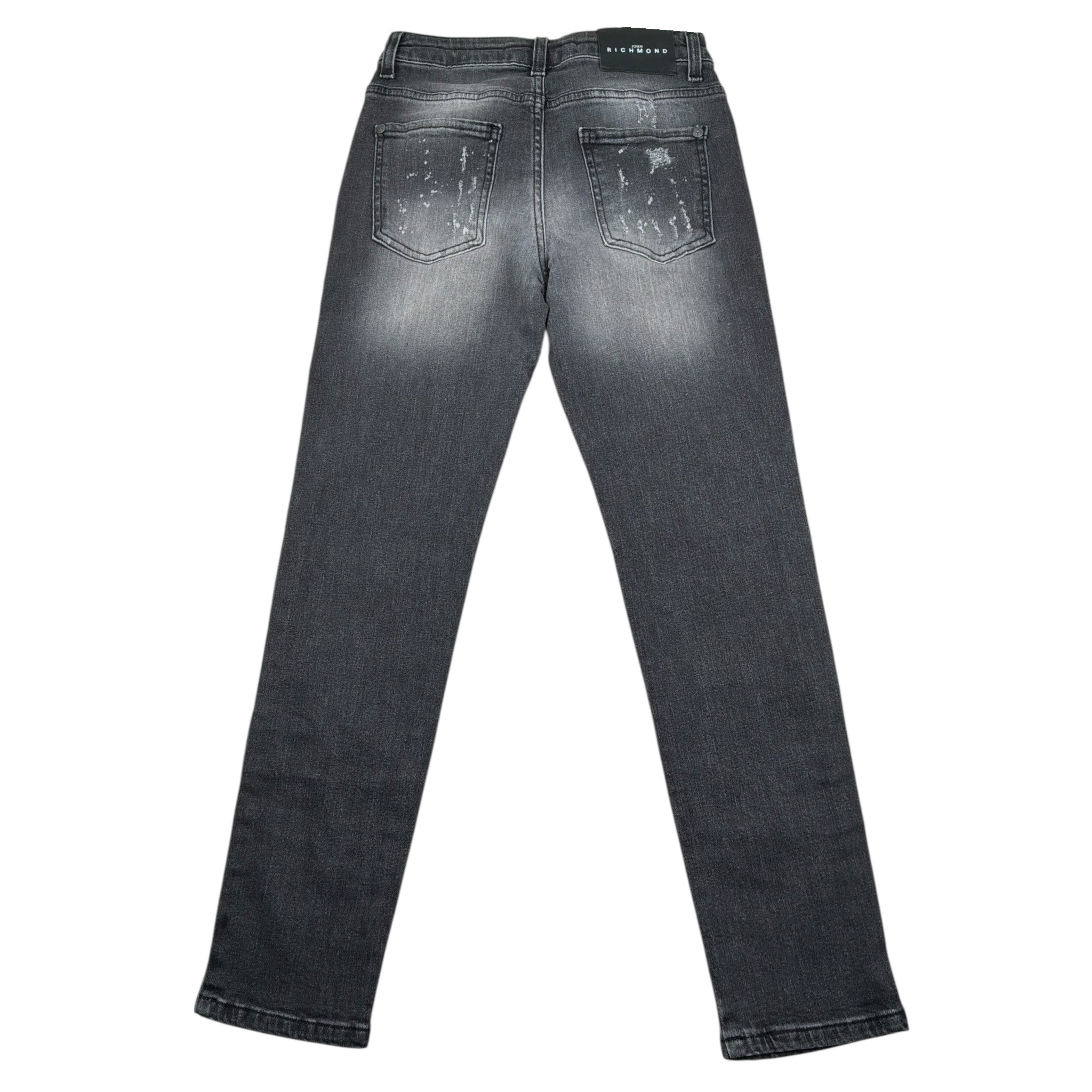 Patriot Jeans Tinta Unita con Strappi per Bambino PB1572 NERO PATRIOT 