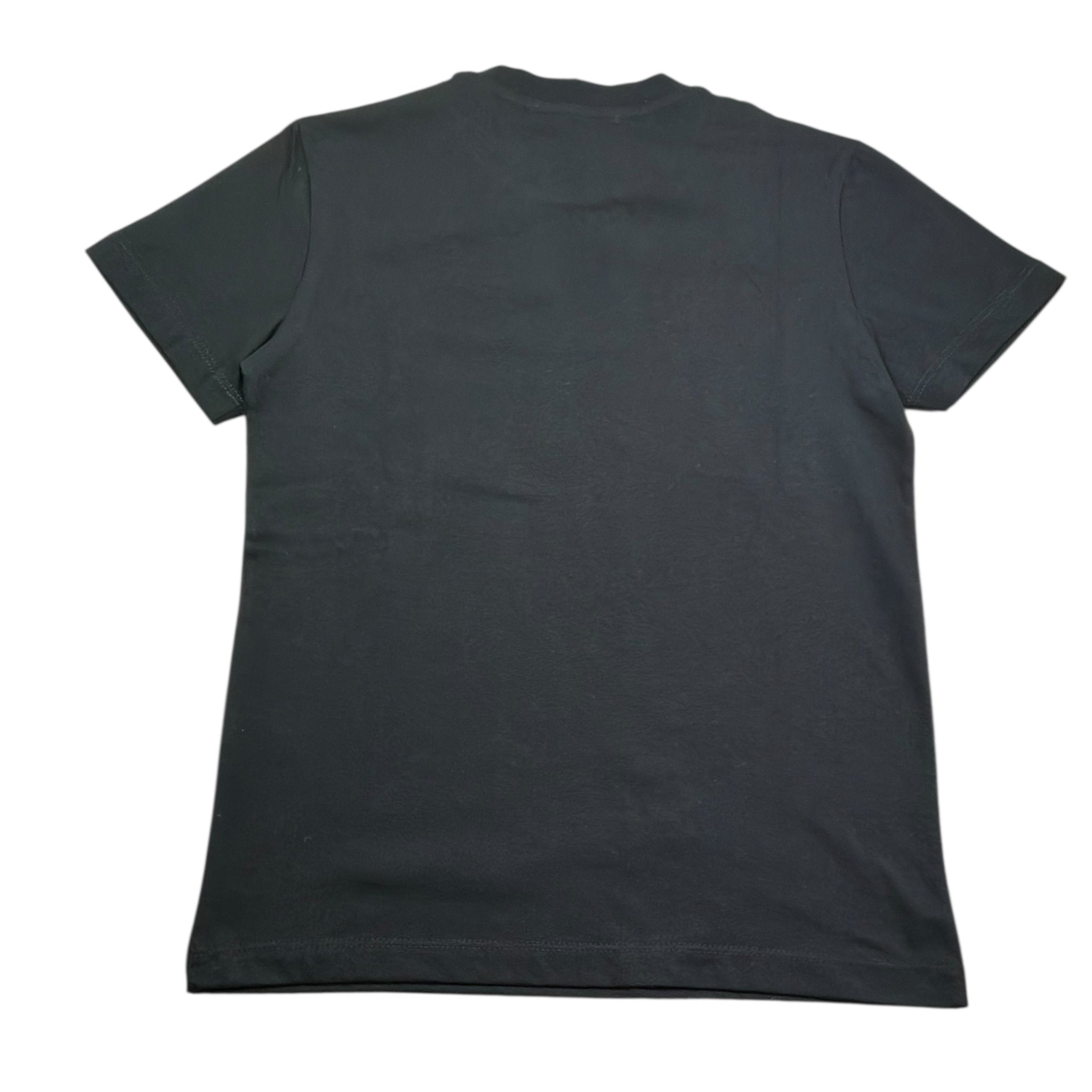 Patriot T-Shirt Girocollo Tinta Unita con Stampa per Bambino PTS006 NERO PATRIOT 