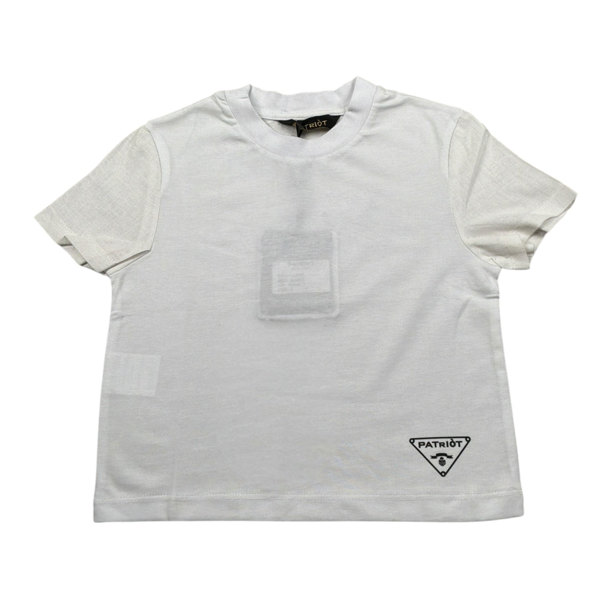 Patriot T-Shirt Girocollo tinta unita Bianco per Neonato TS013 BIANCO PATRIOT 