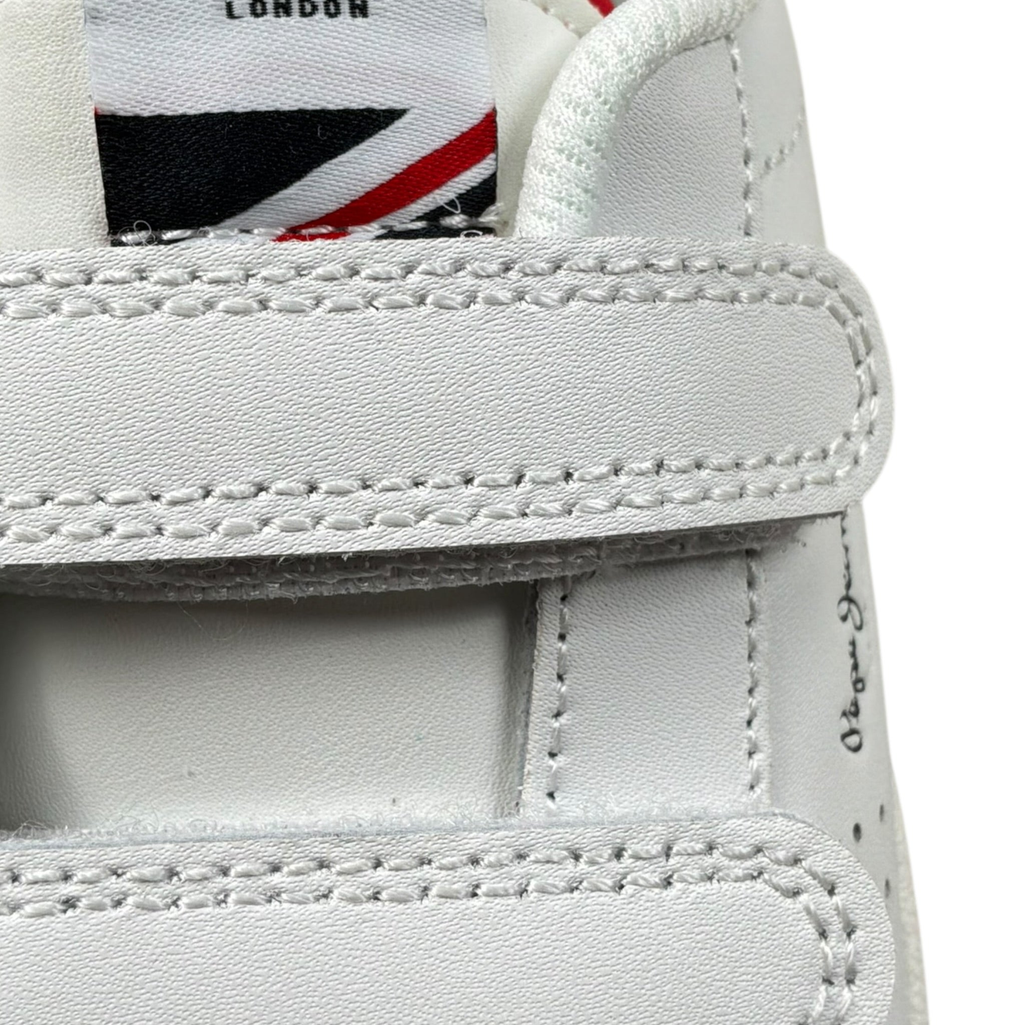 Pepe Feamo Sneakers Tinta Unita con Strappi per Bambino PBS00002 BIANCO PEPE JEANS 
