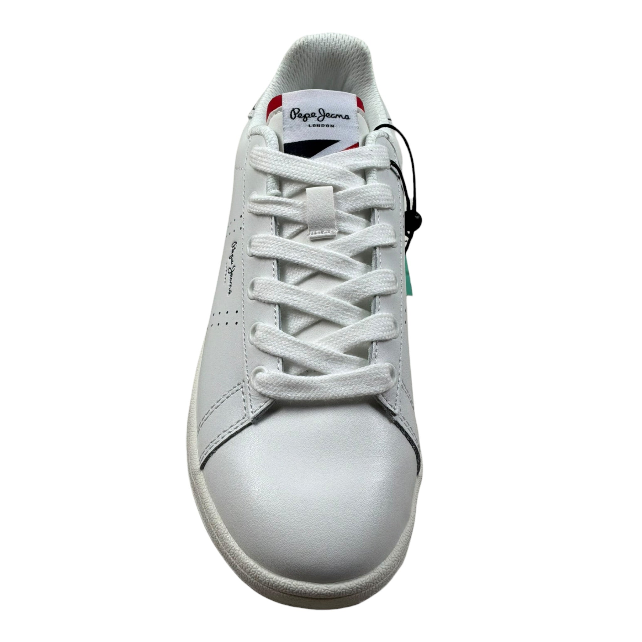 Pepe Jeans Sneakers Tinta Unita con Lacci per Bambino PBS00001 BIANCO PEPE JEANS 