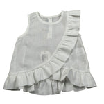 Per Te Top Giromanica tinta unita Bianco per Bambina 33981 BIANCO PER TE 