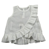 Per Te Top Giromanica tinta unita Bianco per Bambina 33981 BIANCO PER TE 