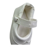 Made In Italy Ballerine Tinta Unita per Neonata ED107SC BIANCO MADE IN ITALY 