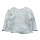Petit Bateau Cardigan tinta unita Azzurro per Neonato 431802116 AZZURRO PETIT BATEAU 