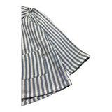 Petit Indi Camicia Tinta Unita con Fantasia A Righe per Bambino SS25BK6838 AZZURRO PETIT INDI 