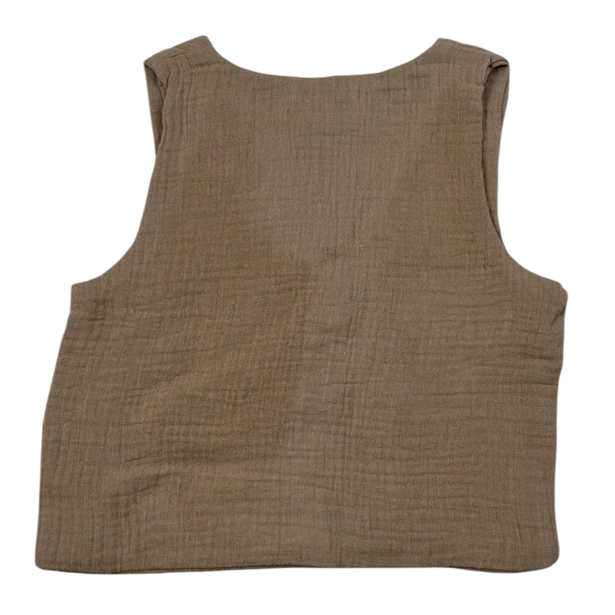 Petit Indi Gilet Tinta Unita per Bambino SS25BK7228XJ MARRONE PETIT INDI 