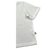 Petit Indi T-Shirt Girocollo Tinta Unita per Neonato SS25BK7617N BIANCO PETIT INDI 