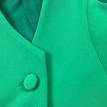 Petit Posh Gilet Tinta Unita per Neonata GFBS25028GLXN VERDE PETIT POSH 