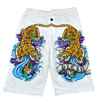 Philipp Plein Bermuda tinta unita con Stampa Bianco per Bambino BJT0496 BIANCO PHILIPP PLEIN 
