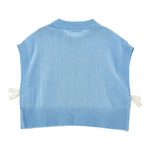 Philosophy Maglia Girocollo Tinta Unita con Logo per Bambina I9E308 AZZURRO PHILOSOPHY 