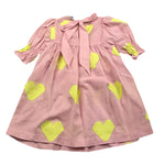 Piccola Ludo Abito Tinta Unita con Fantasia per Neonata BS10WB058 ROSA PICCOLA LUDO 