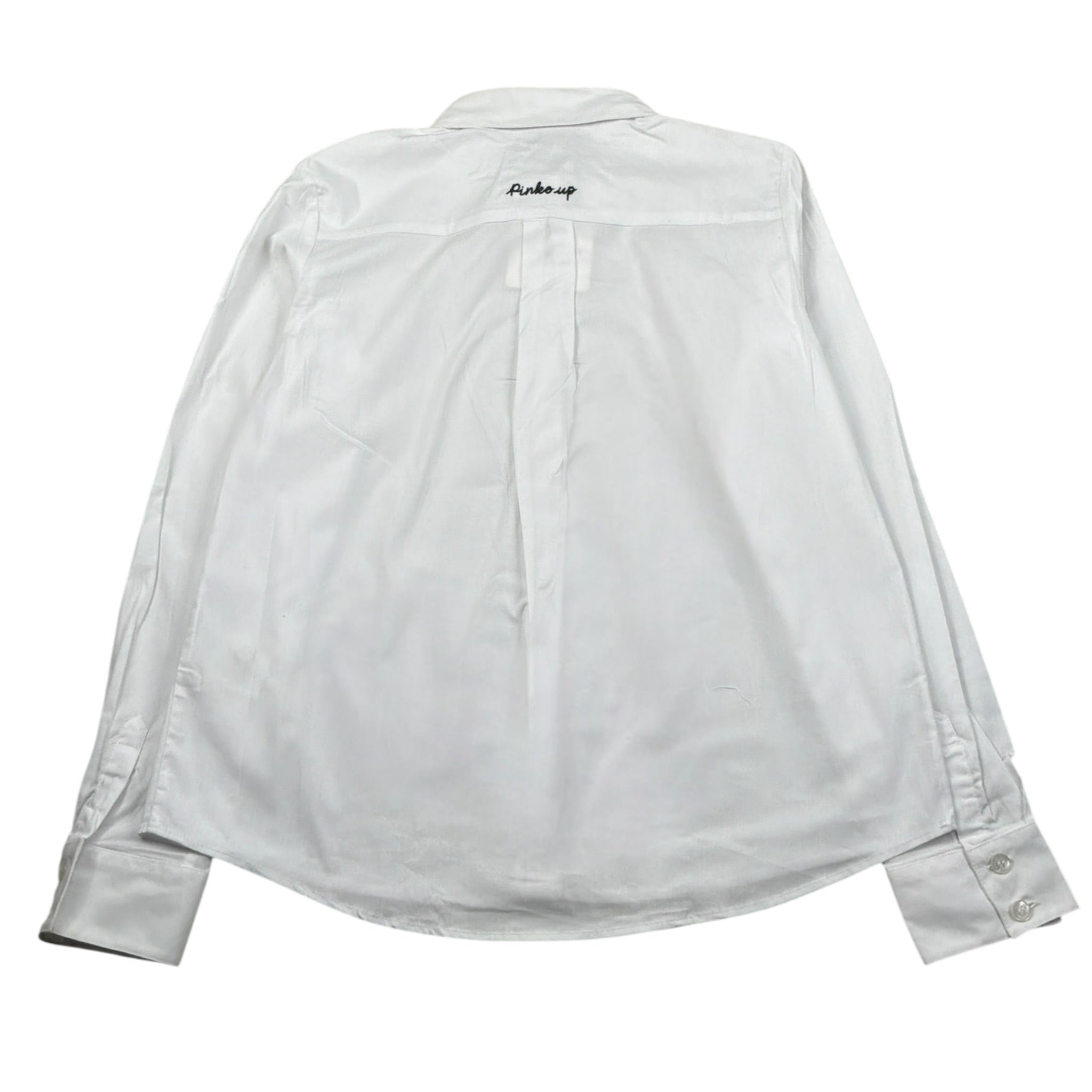 Pinko Camicia Manica Lunga tinta unita Bianco per Bambina F3PIJGSI262 BIANCO PINKO 