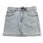 Pinko Gonna In Denim Tinta Unita con Girovita Regolabile per Bambina KFG0001 AZZURRO PINKO 