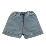 Play Up Bermuda In Denim tinta unita con Elastico In Vita Azzurro per Neonato PA011AI11706 AZZURRO PLAY UP 