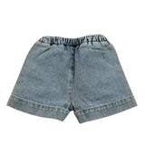 Play Up Bermuda In Denim tinta unita con Elastico In Vita Azzurro per Neonato PA011AI11706 AZZURRO PLAY UP 