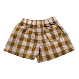 Play Up Short Fantasia Quadri Beige per Neonata PA011AM11704 BEIGE PLAY UP 
