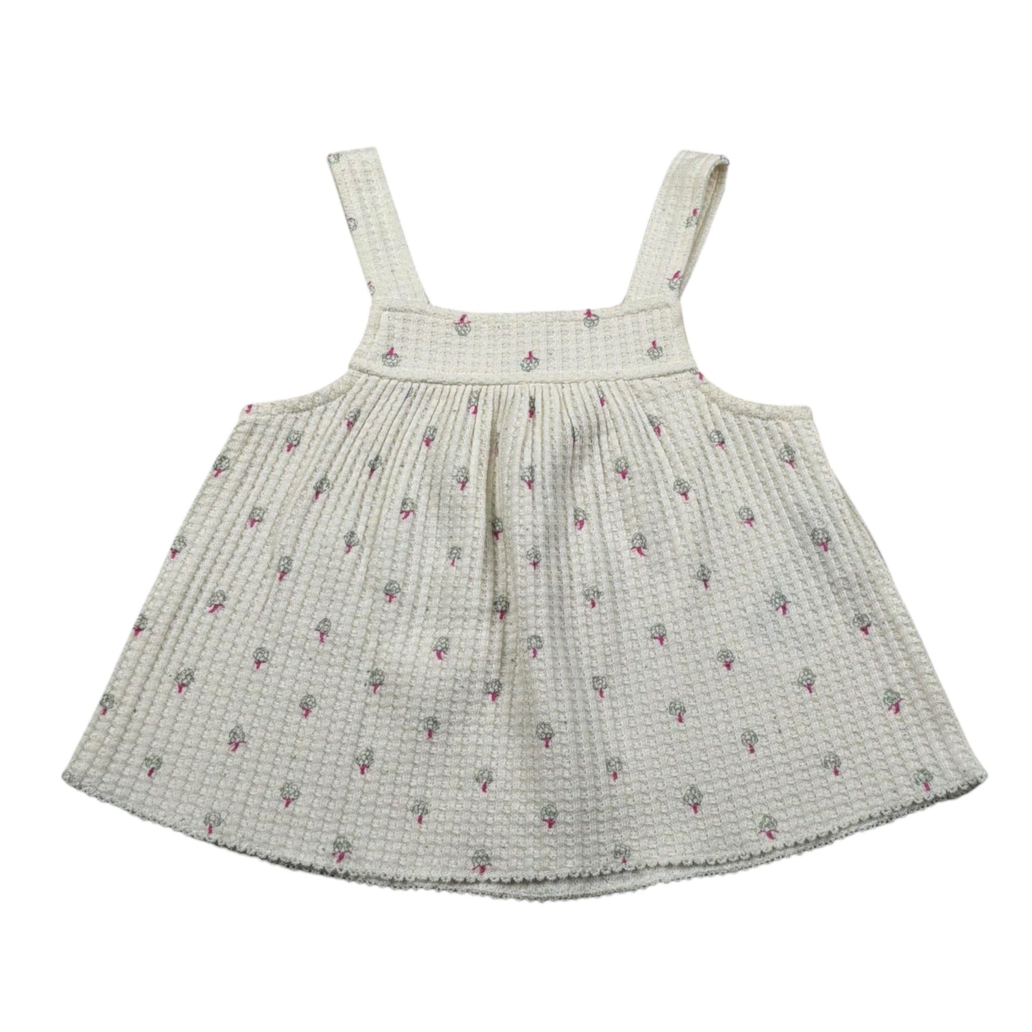 Play Up Canotta Tinta Unita con Stampe per Neonata PA022AQ11150 PANNA PLAY UP 