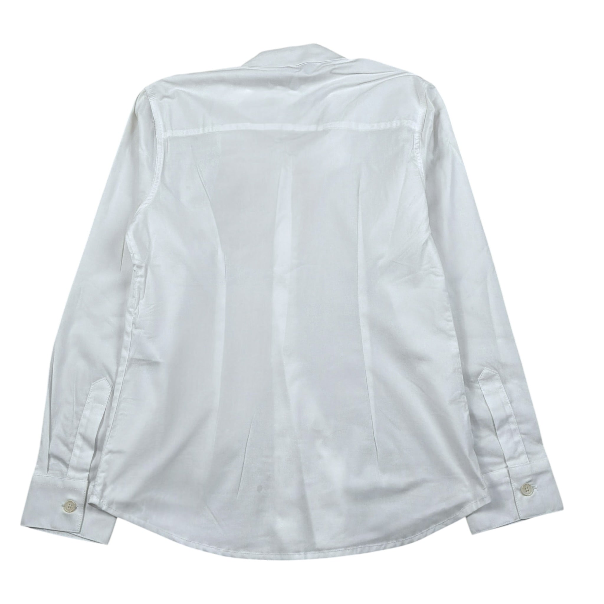 Please Camicia Manica Lunga Tinta Unita per Bambino 2020850 BIANCO PLEASE 