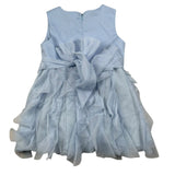 Please Abito Giromania Tinta Unita con Tulle per Neonata AB23290G73 AZZURRO PLEASE 
