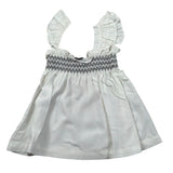 Please Camicia Giromanica Tinta Unita per Neonata CC00300G71 BIANCO PLEASE 