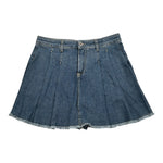 Please Short Modello Gonna In Denim tinta unita Blu per Bambina GB47012G66 BLU PLEASE 