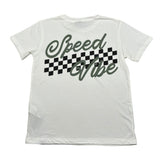Please T-Shirt Girocollo Tinta Unita con Stampa per Bambino MBF2030B72X BIANCO PLEASE 