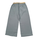 Please Pantalone Tinta Unita Modello Palazzo per Bambina PE66130G71 AZZURRO PLEASE 
