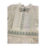 Pontoporponto Completo 2 Pezzi Camicia-Culotte per Neonato 6311 PANNA PONTOPORPONTO 