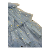 Prinsessefin Abito Tinta Unita con Tulle E Fantasia Stelle per Bambina STARDRESS AZZURRO PRINSESSEFIN 