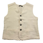 Quick Being Gilet Tinta Unita per Bambino JT1923 PANNA QUICK BEING 
