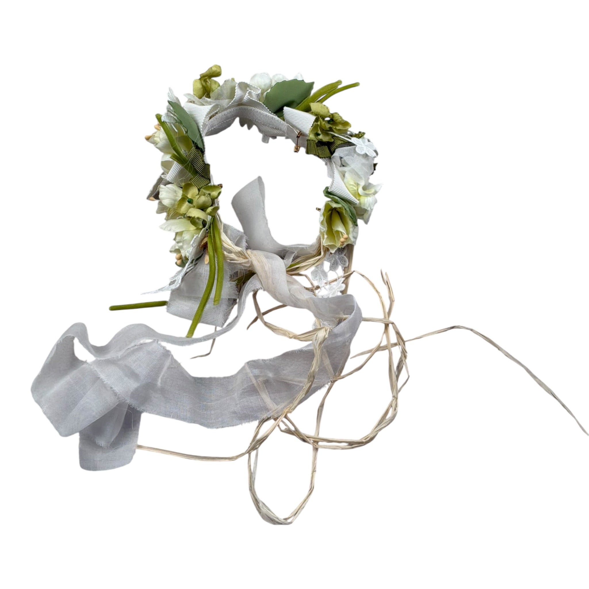 Raffaella 2 Coroncine con Applicazioni Fiori per Bambina CORONCINA MULTICOLOR RAFFAELLA 