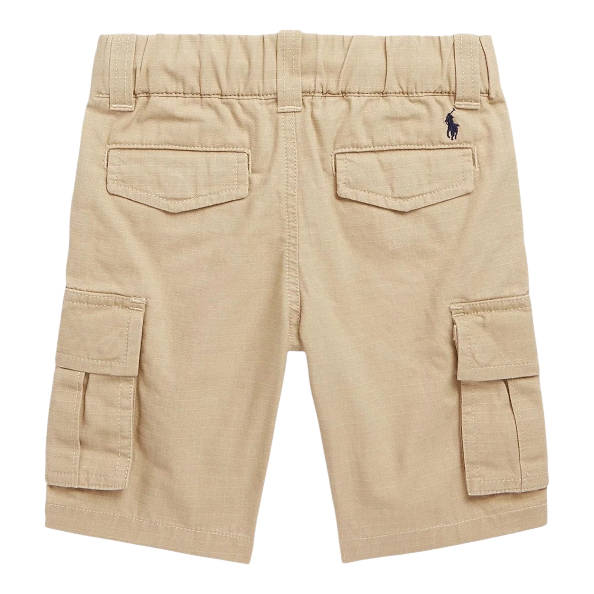 Ralph Lauren Bermuda Tinta Unita con Elastico In Vita per Neonato 23290155001N SABBIA RALPH LAUREN 