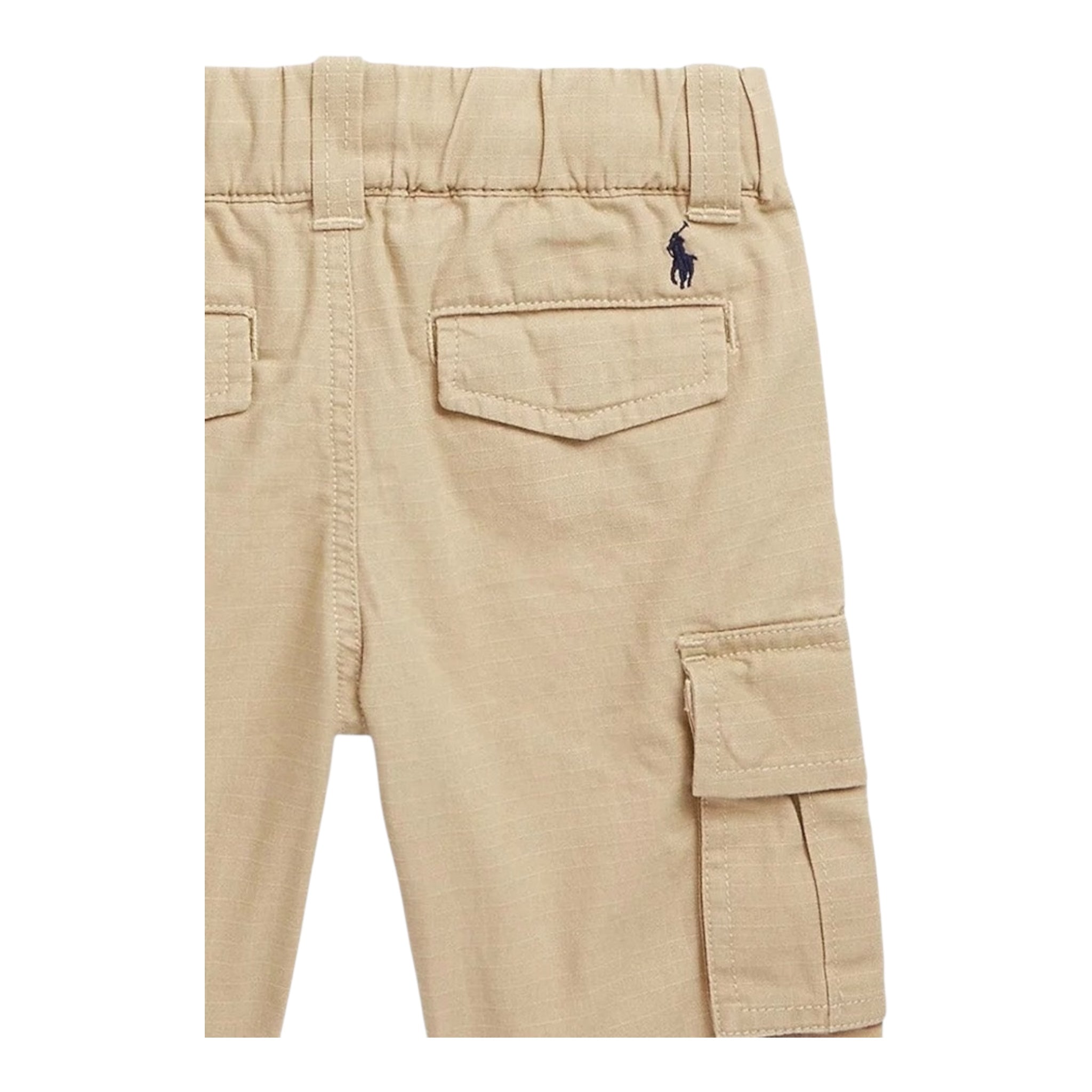 Ralph Lauren Bermuda Tinta Unita con Elastico In Vita per Neonato 23290155001N SABBIA RALPH LAUREN 