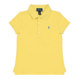 Ralph Lauren Polo Mezza Manica Tinta Unita con Logo per Neonata 312698589132N GIALLO RALPH LAUREN 