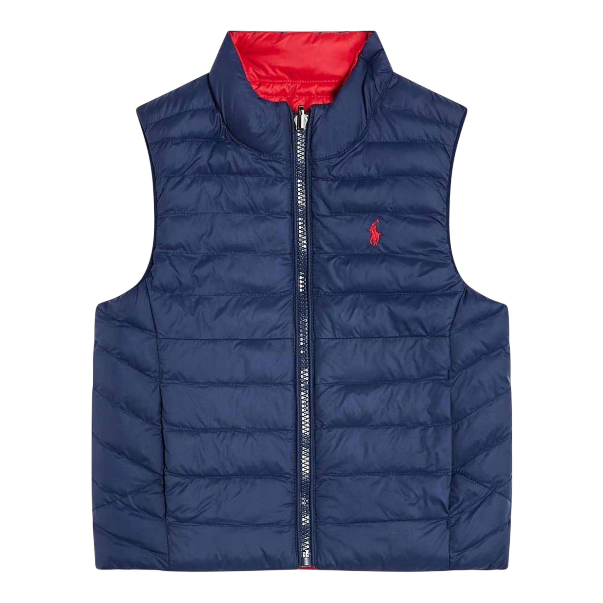 Ralph Lauren Giubbino Modello Smanicato Tinta Unita per Neonato 320949920002 BLU RALPH LAUREN 