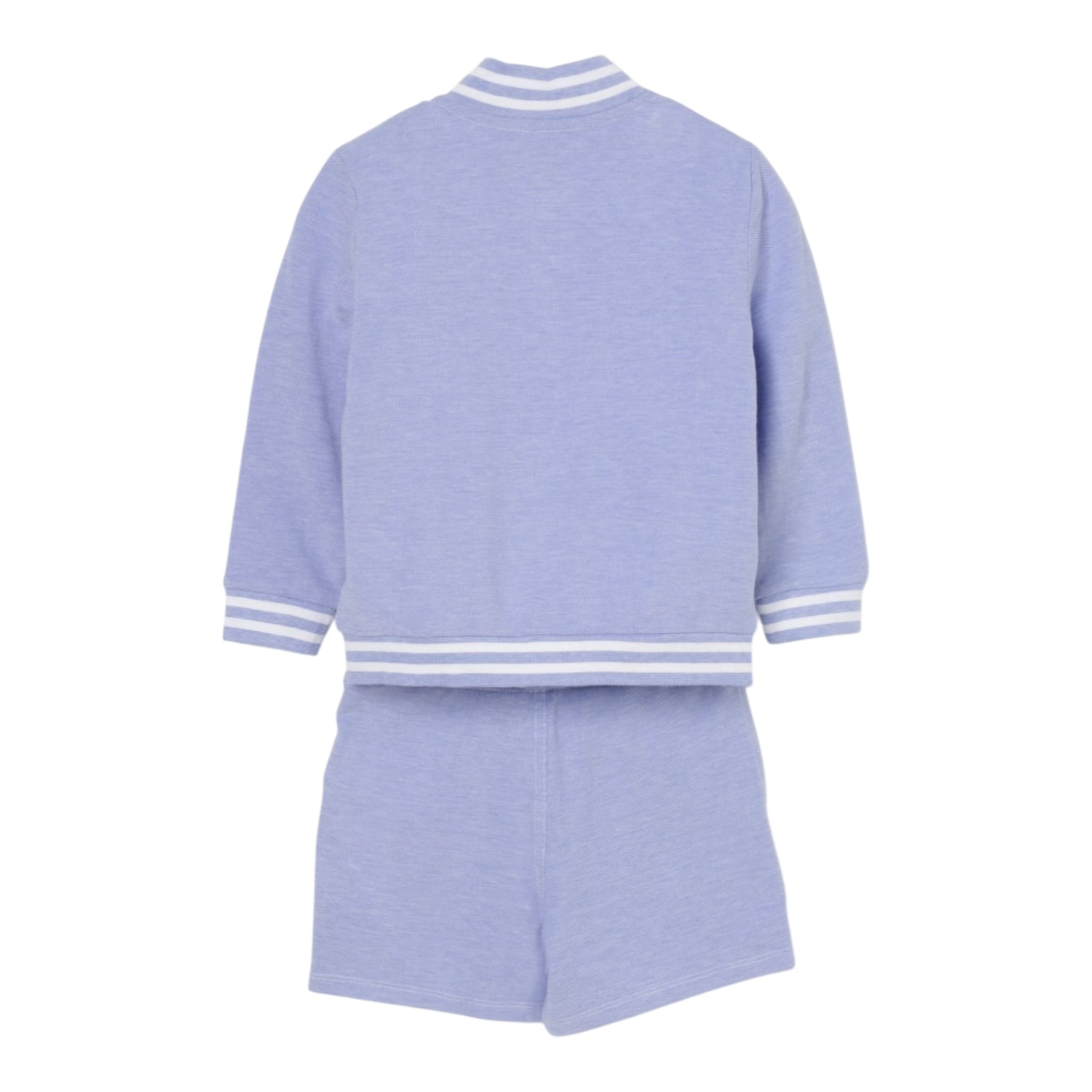 Ralph Lauren Completo 2 Pezzi Bermuda-Felpa Tinta Unita per Neonato 320966894001 AZZURRO RALPH LAUREN 