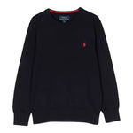 Ralph Lauren Maglia Girocollo Tinta Unita con Stampa per Bambino 321799887031 BLU RALPH LAUREN 