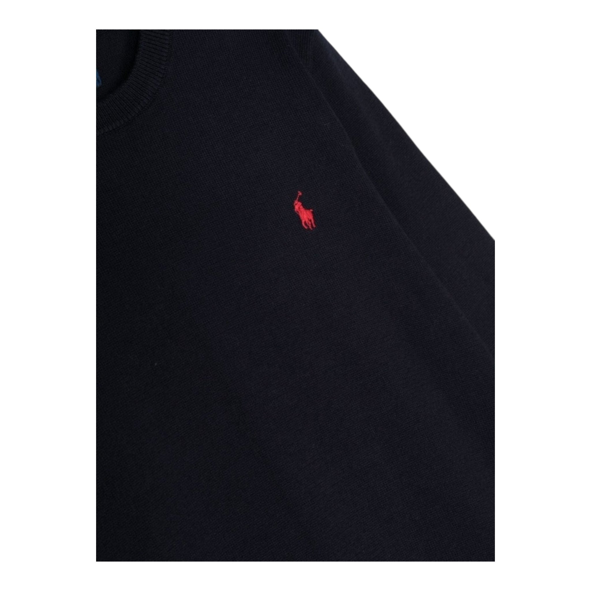 Ralph Lauren Maglia Girocollo Tinta Unita con Stampa per Bambino 321799887031 BLU RALPH LAUREN 