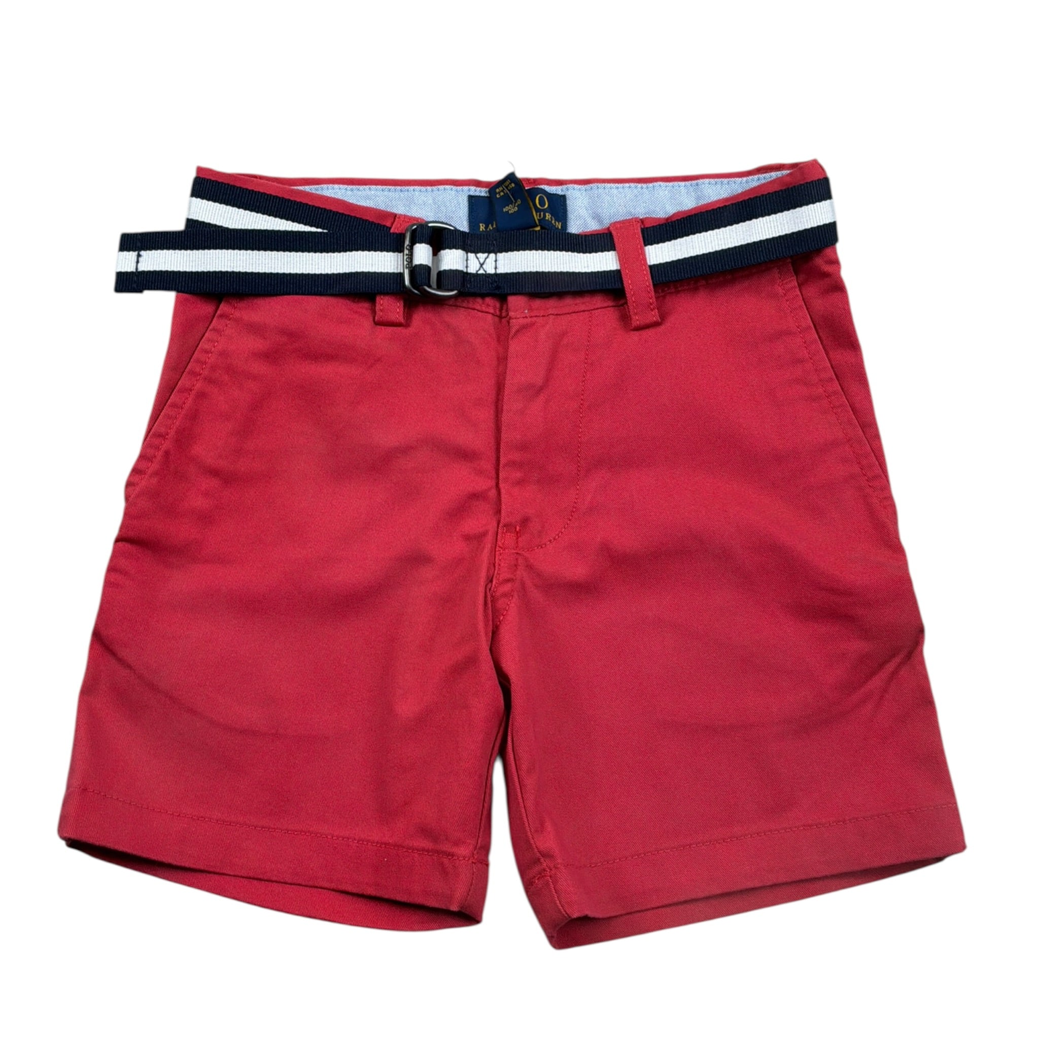 Ralph Lauren Bermuda tinta unita con Cintura Rosso per Bambino 322863960014 ROSSO RALPH LAUREN 