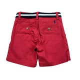 Ralph Lauren Bermuda tinta unita con Cintura Rosso per Bambino 322863960014 ROSSO RALPH LAUREN 