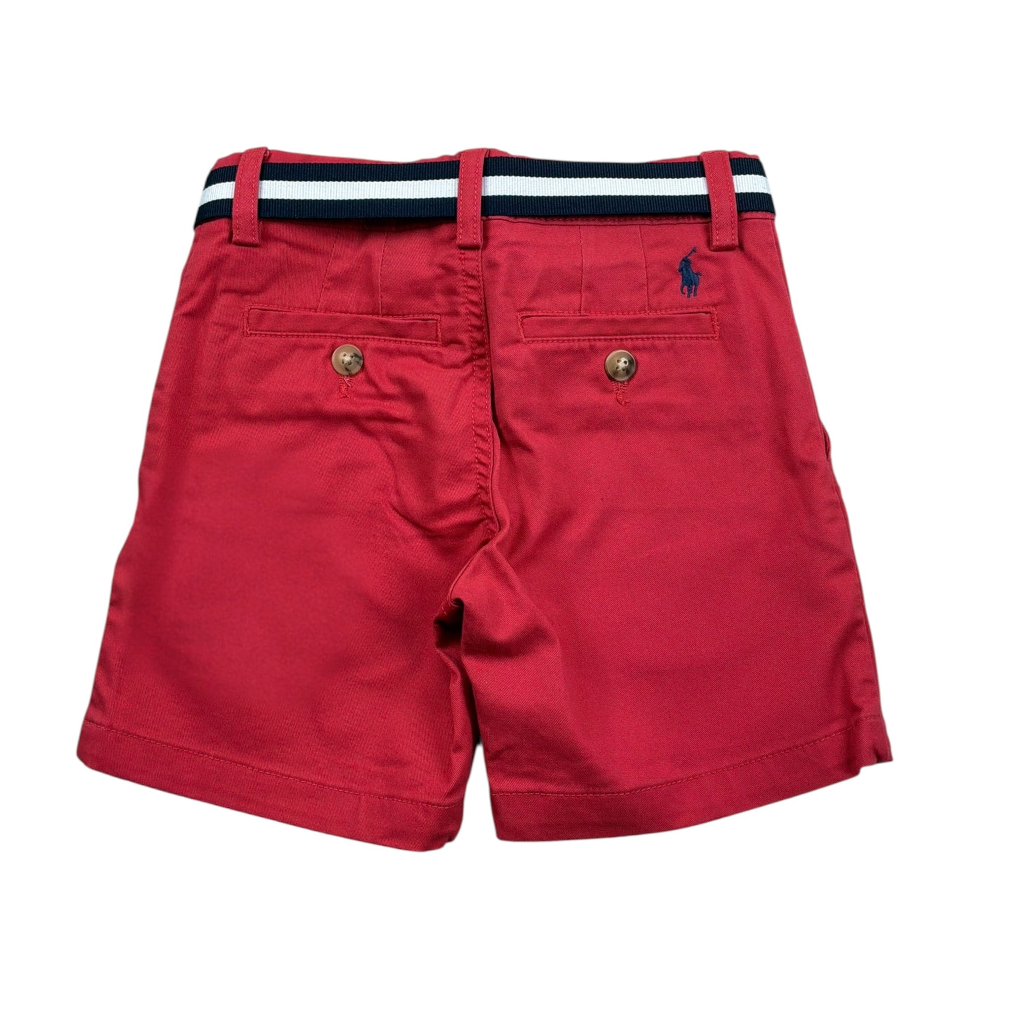 Ralph Lauren Bermuda tinta unita con Cintura Rosso per Bambino 322863960014 ROSSO RALPH LAUREN 