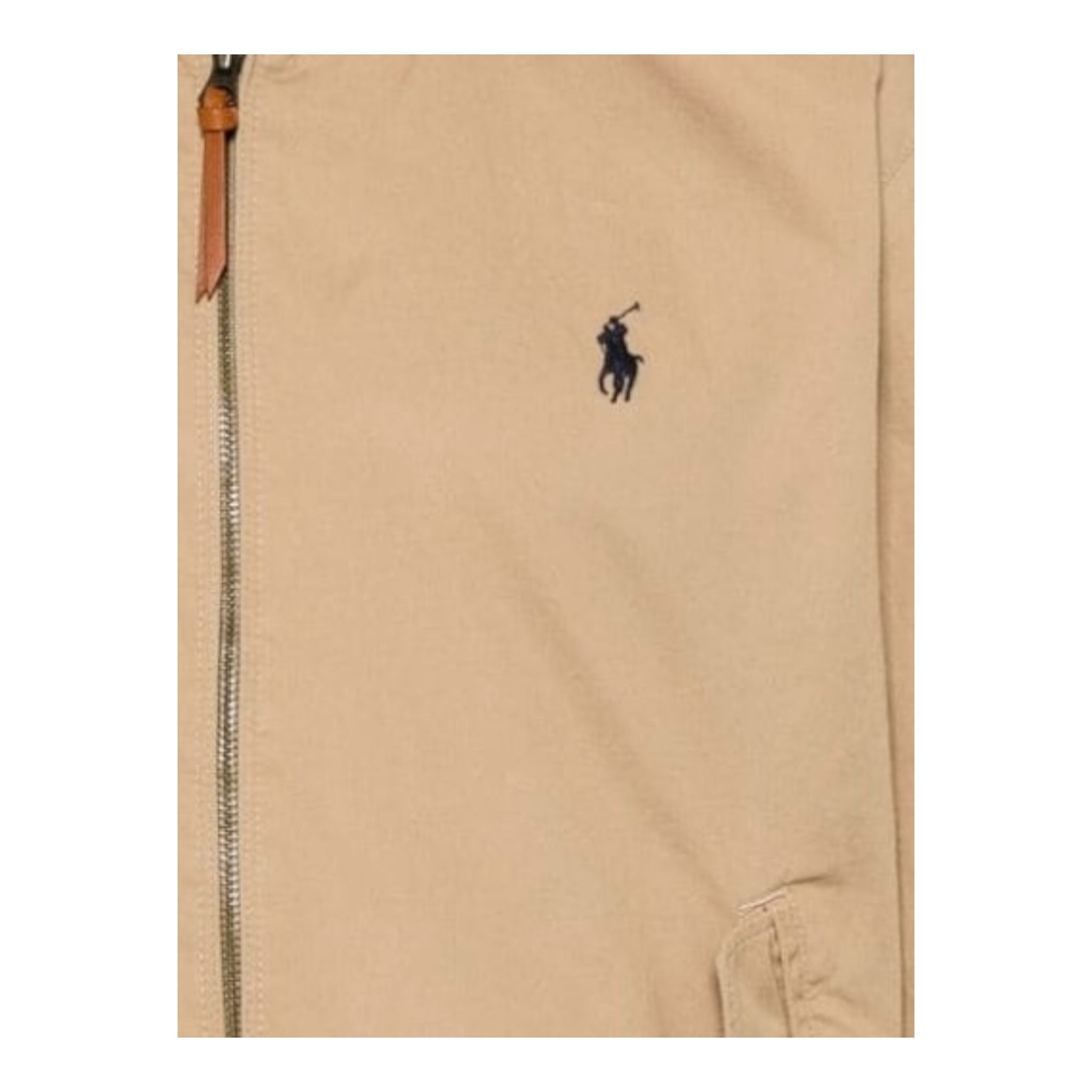 Ralph Lauren Giubbino Tinta Unita con Zip per Bambino 322934661001 BEIGE RALPH LAUREN 