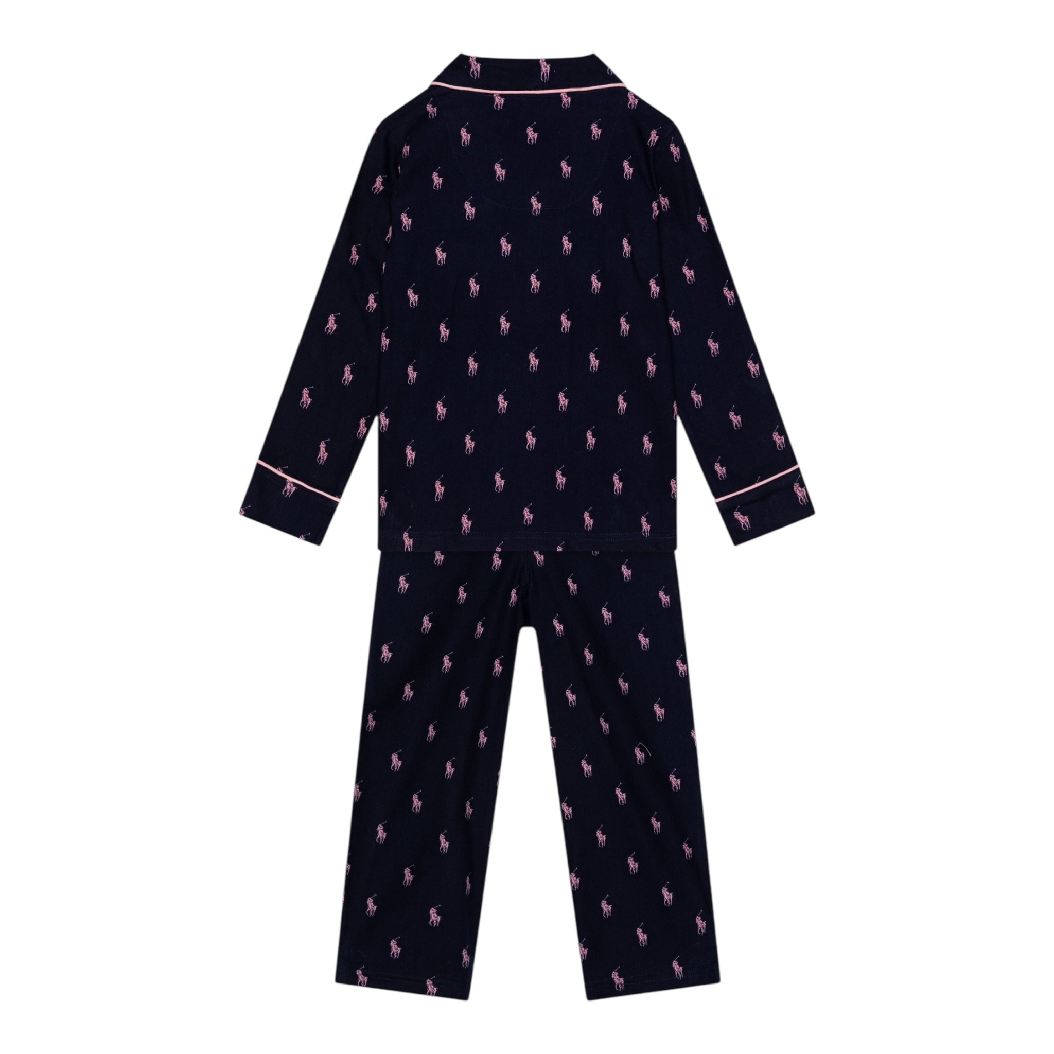 Ralph Lauren Completo 2 Pezzi Pigiama Shirt-Pantalone per Bambina 4P0150 BLU RALPH LAUREN 