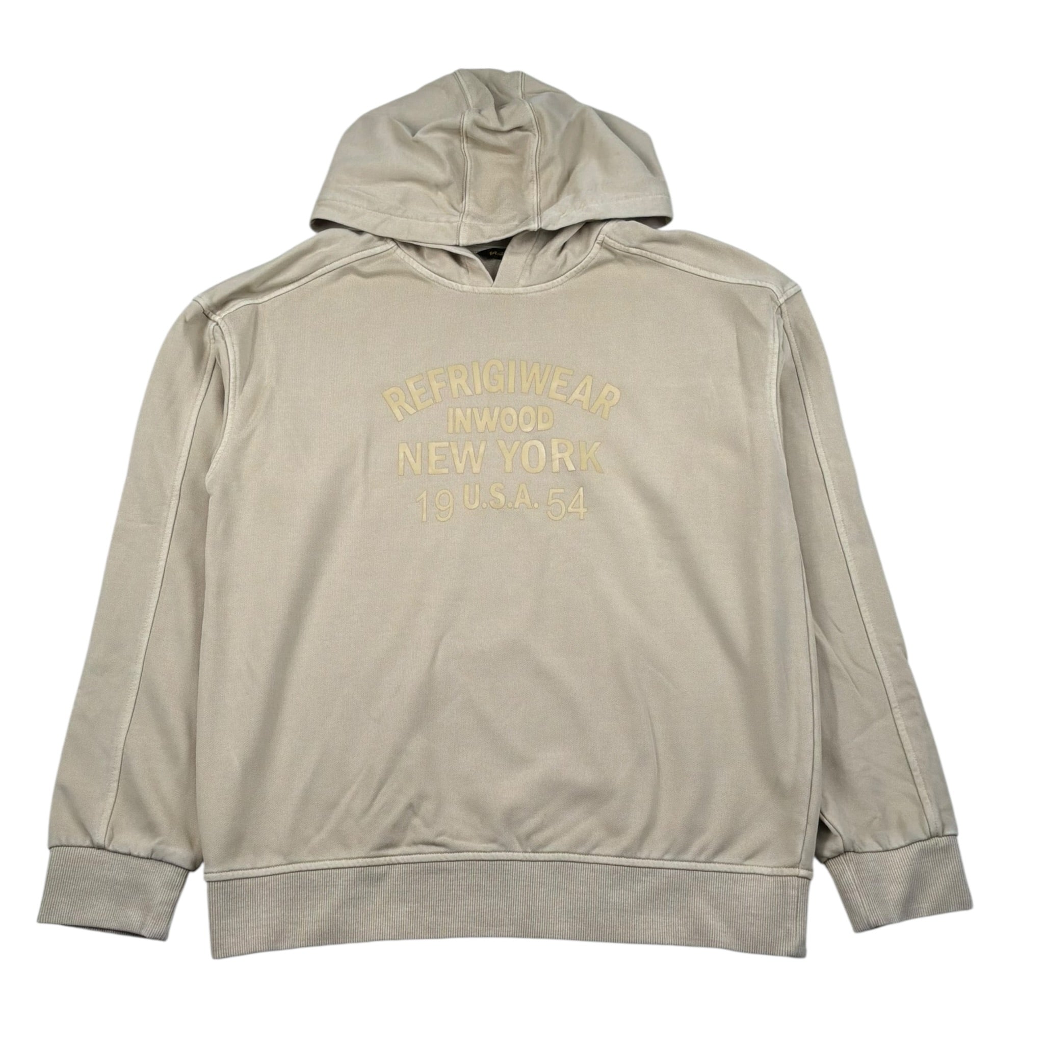 Refrigiwear Felpa Chiusa con Cappuccio Tinta Unita per Bambino 134WRMJS25 BEIGE REFRIGIWEAR 